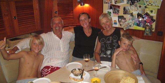 web dinner with Bauvier - Thibaud Ted Dorothy Nancy Olivier © BW Media